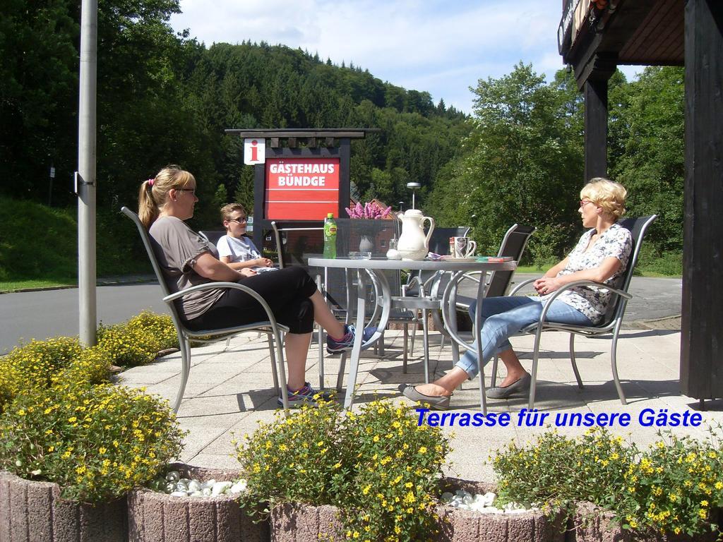 Gaestehaus Buendge Kamschlacken ภายนอก รูปภาพ