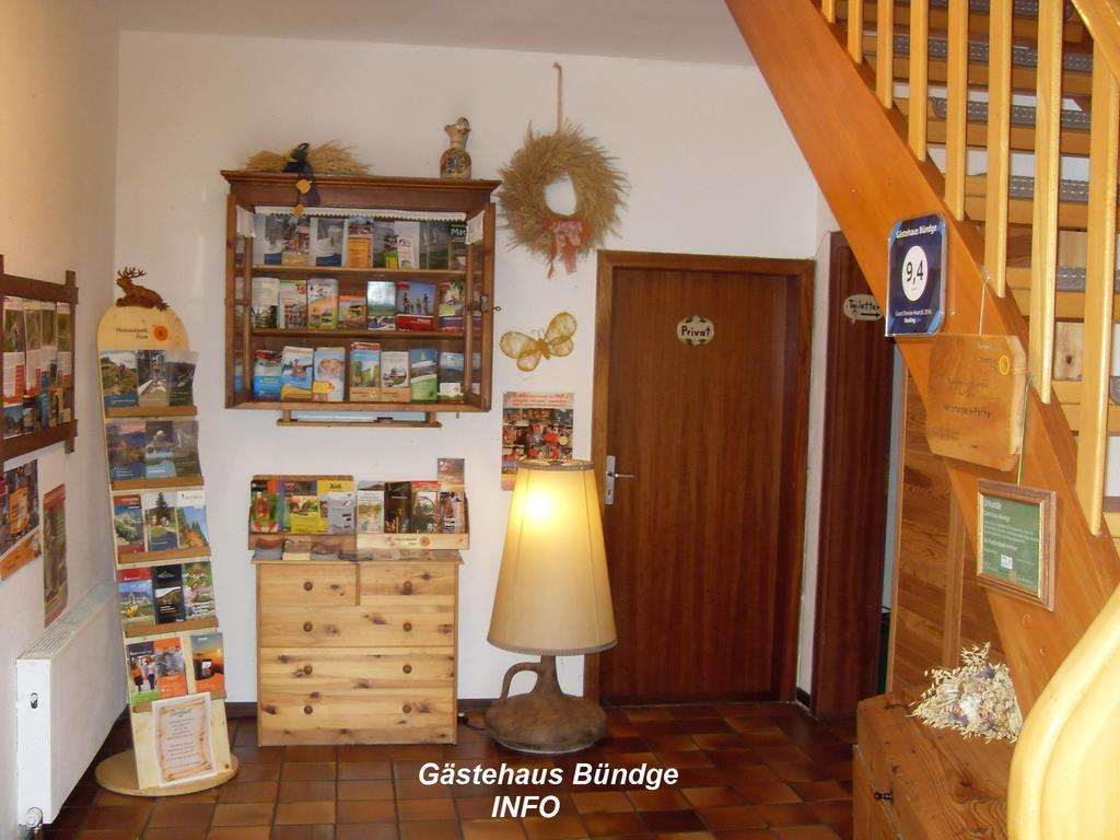 Gaestehaus Buendge Kamschlacken ภายนอก รูปภาพ