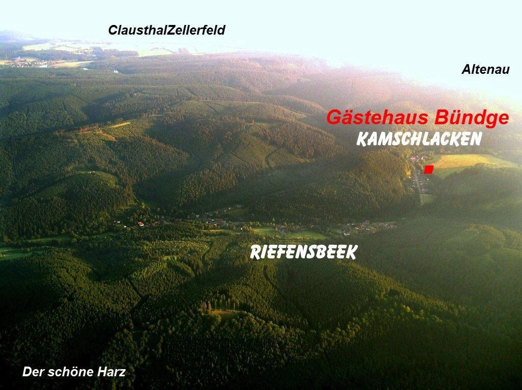 Gaestehaus Buendge Kamschlacken ภายนอก รูปภาพ