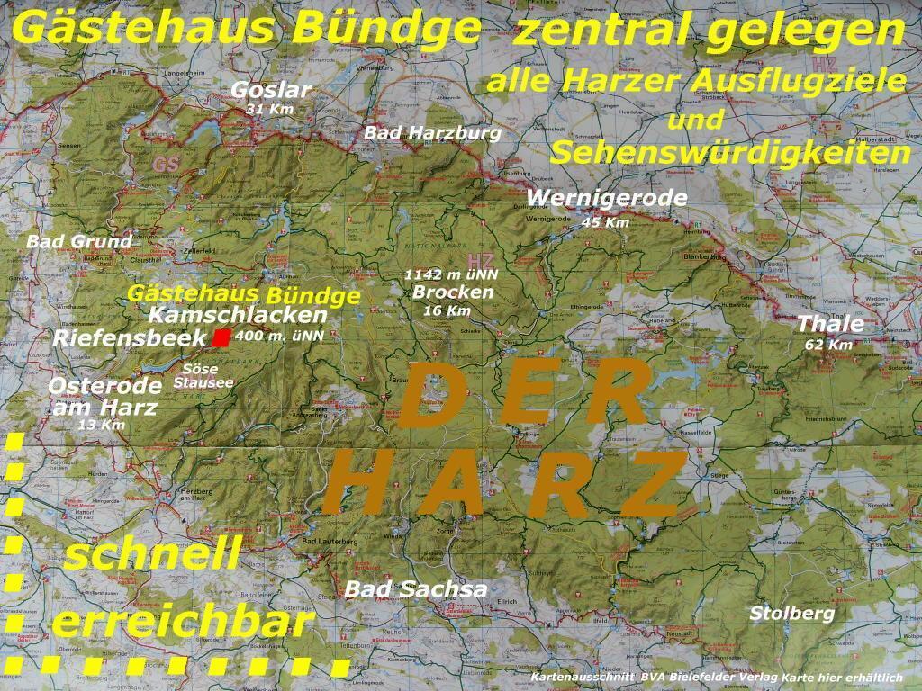 Gaestehaus Buendge Kamschlacken ภายนอก รูปภาพ